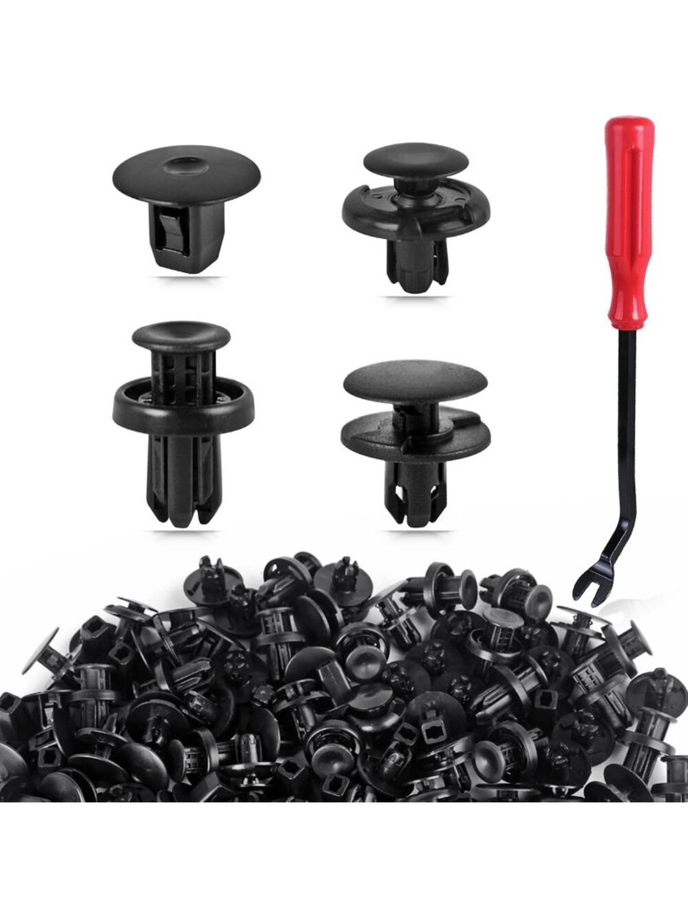 121pcs Push Retainer Clips Kit for Honda Acura Accord Civic - 4 Sizes, Fender